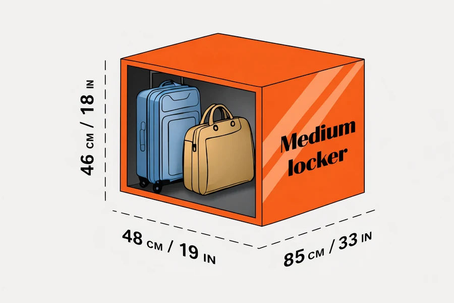 Medium locker