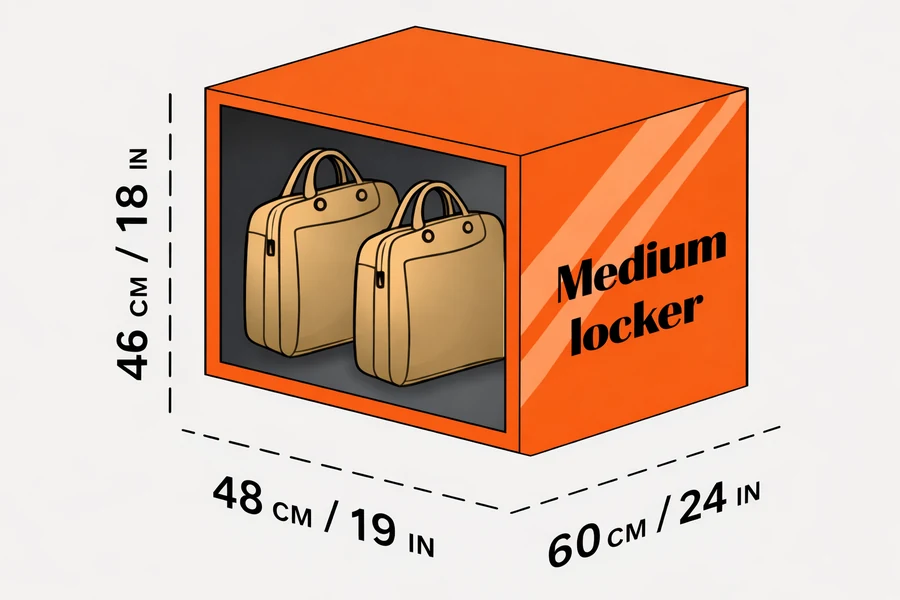 Medium locker