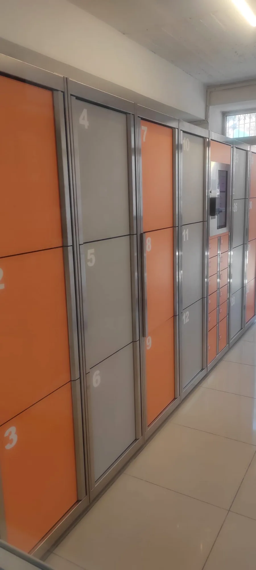 Mellieha locker corridor overview