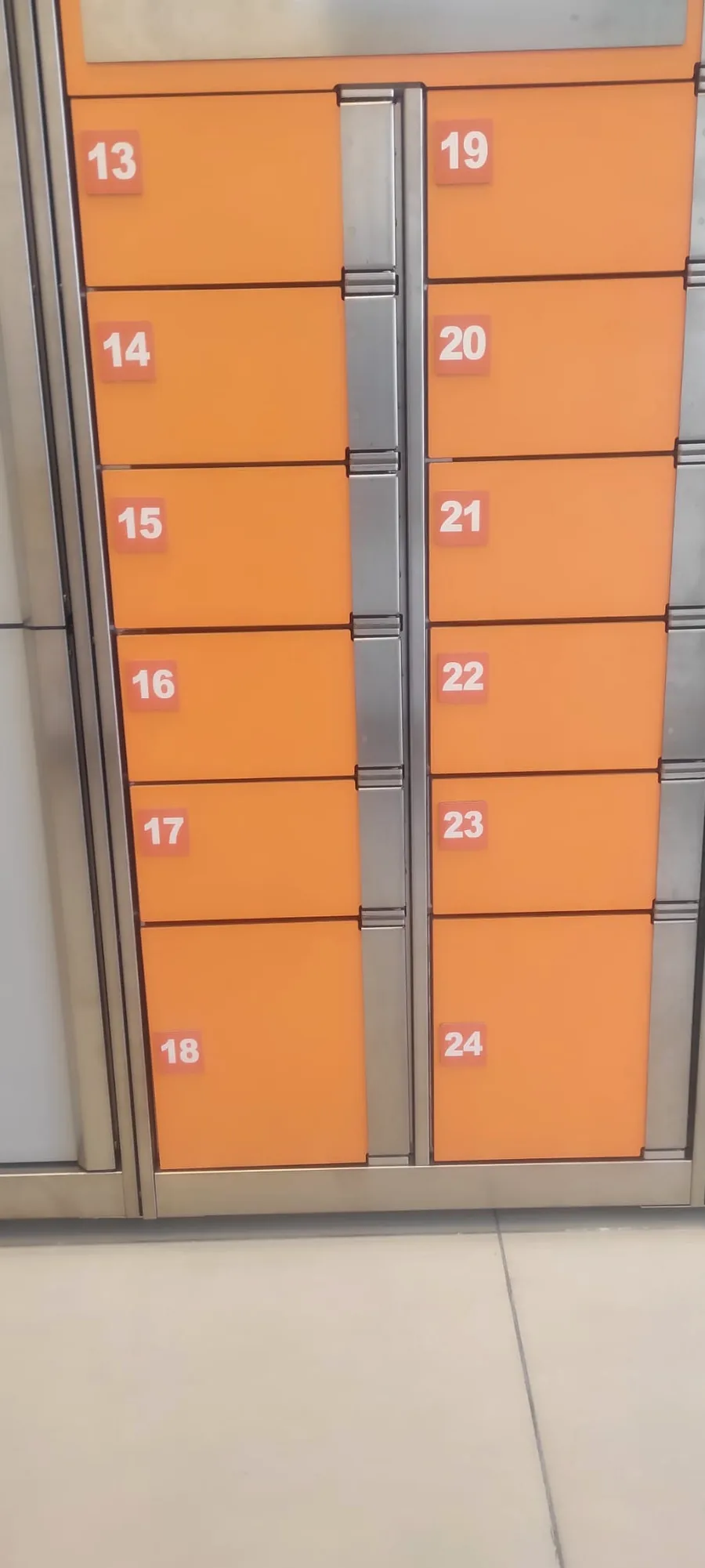 Medium and small lockers at Mellieha